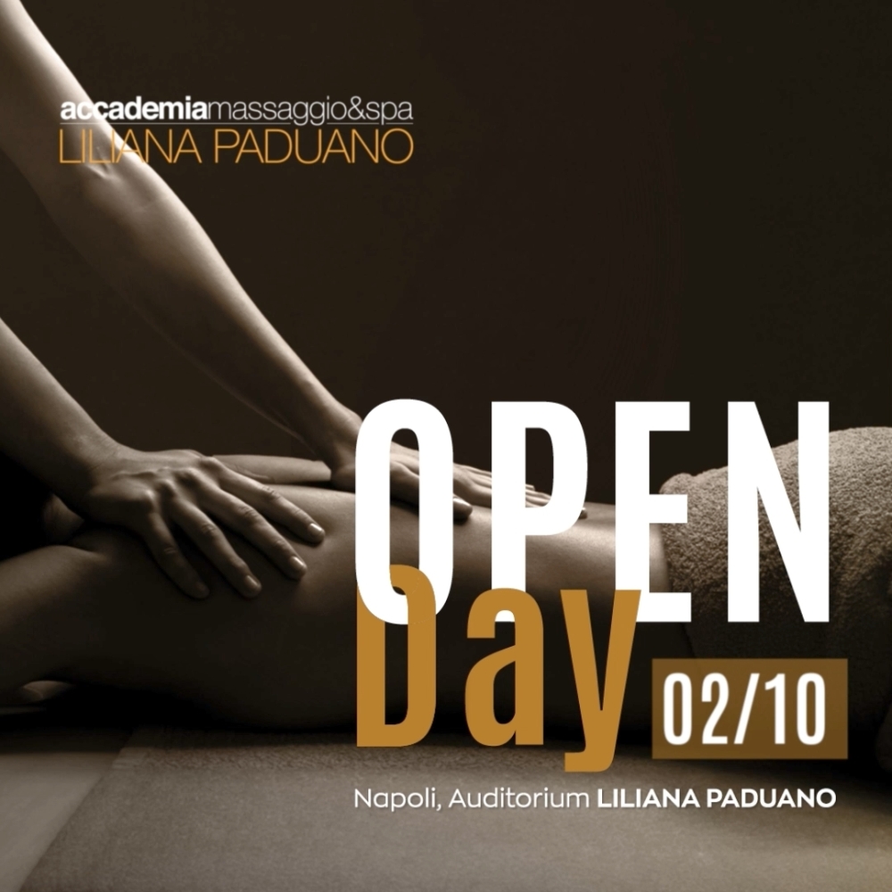 Open Day Accademia Massaggio - Lunedì 2 Ottobre